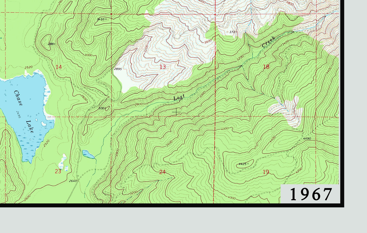 1967 Map of Priest Lake Idaho