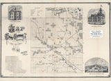 1877 Map of Greenwood County Kansas Eureka