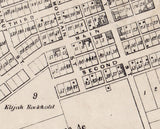 1860 Town Map of Bainbridge Ross County Ohio