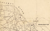 1864 Map of Fairfax and Alexandria County Virginia