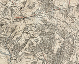 1904 Map of Prince William and Fairfax County Virginia