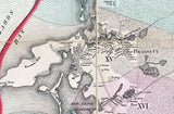 1857 Town Map of Sandwich Barnstable County Massachusetts