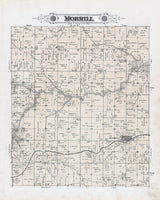 1887 Map of Morrill Township Brown County Kansas