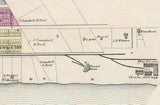 1877 Map of Ironton Lawrence County Ohio