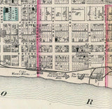 1877 Map of Ironton Lawrence County Ohio