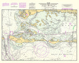 1996 Nautical Chart of Pine Island Sound Florida North Captiva Island