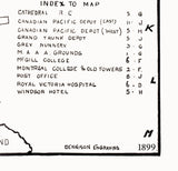 1903 Map of Montreal Canada