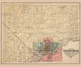 1889 Map of Grand Chute Township Outagamie County Wisconsin