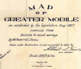 1907 Map of Mobile Alabama