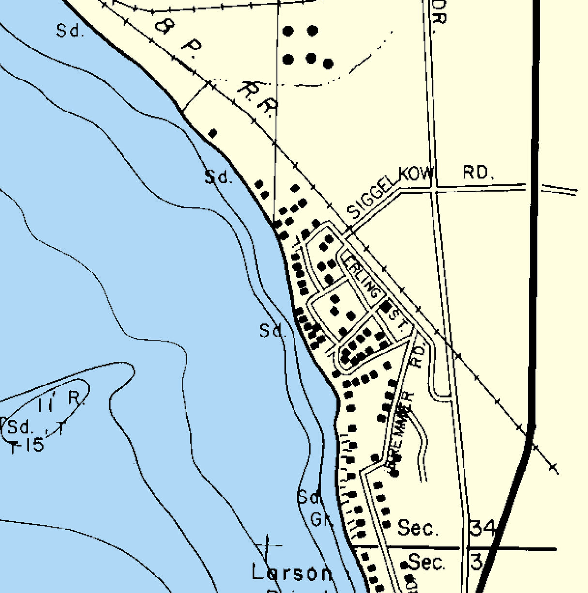 1981 Map of Lake Waubesa Dane County Wisconsin