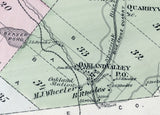 1875 Map of Forestburgh Township Sullivan County New York