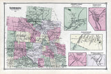 1875 Map of Liberty Township Sullivan County New York
