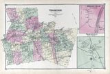 1875 Map of Thompson Township Sullivan County New York
