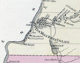 1875 Map of Tusten Township Sullivan County New York