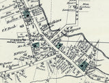 1875 Town Map of Liberty Sullivan County New York
