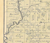 1889 Map of Cicero Township Outagamie County Wisconsin