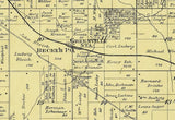 1889 Map of Greenville Township Outagamie County Wisconsin