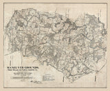 1904 Map of Prince William and Fairfax County Virginia