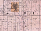 1887 Farm Line Map of Jackson County Missouri Kansas City