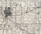 1893 Map of Harper County Kansas