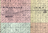 1898 Map of McPherson County Kansas