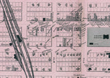 1887 Map of the City of Hiawatha Brown County Kansas
