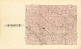 1887 Map of Walnut Township Brown County Kansas