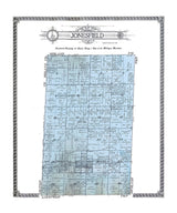 1916 Map of Jonesfield Township Saginaw County Michigan