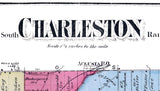 1873 Map of Charleston Township Kalamazoo County Michigan