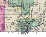 1873 Map of Ross Township Kalamazoo County Michigan