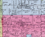 1873 Map of Wakeshma Township Kalamazoo County Michigan