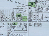 1873 Town Map of Richland Kalamazoo County Michigan