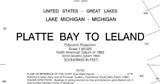 2003 Nautical Chart of North Manitou Island Group Lake Michigan