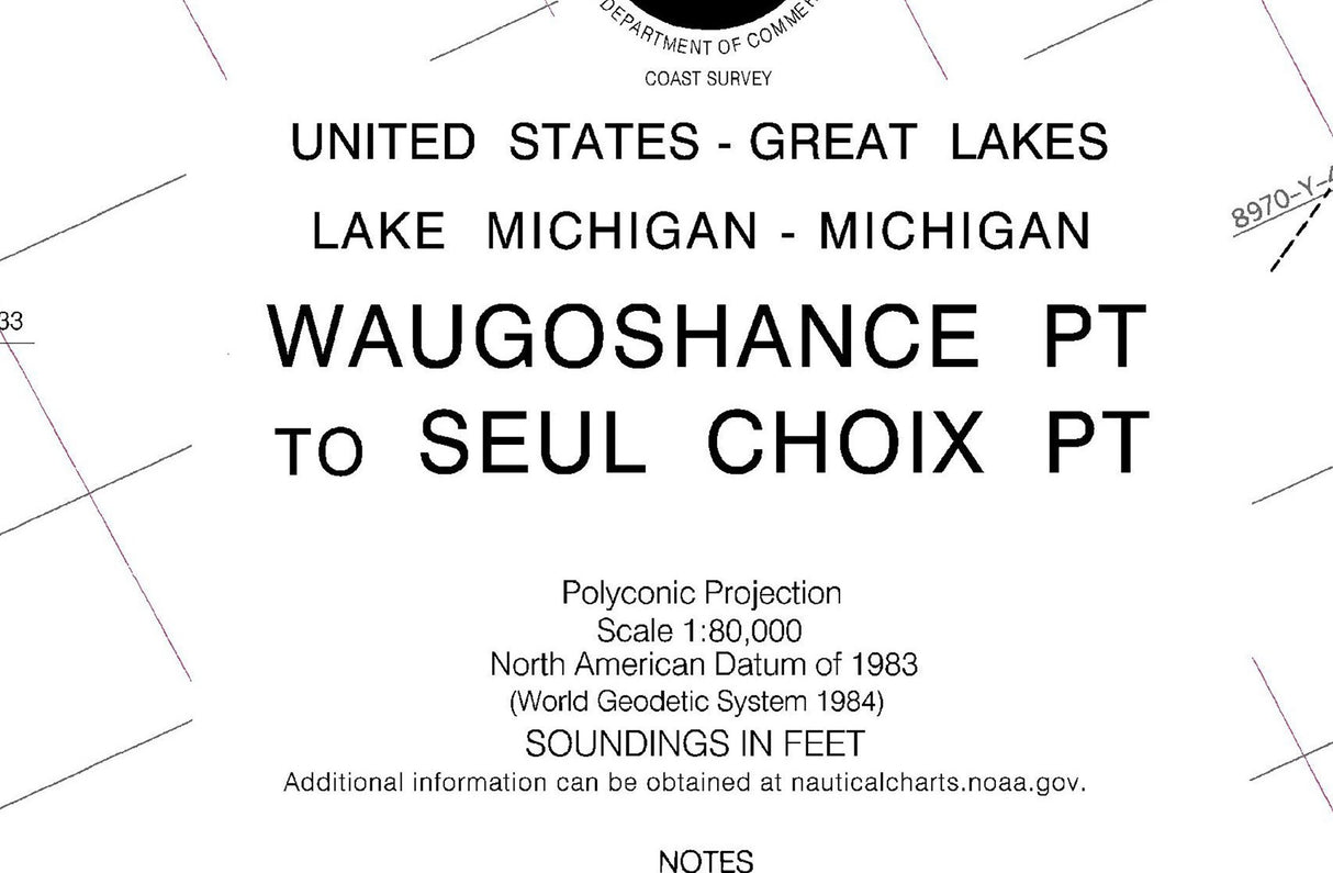 2005 Nautical Chart of Beaver Island Group Lake Michigan