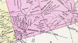 1873 Map of East and West Goshen Township Chester County Pa