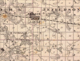 1876 Map of Noble County Indiana