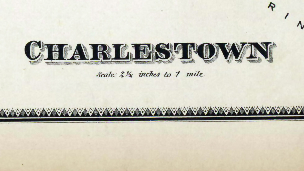 1873 Map of Charlestown Township Chester County Pennsylvania