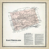 1873 Map of East Whiteland Township Chester County Pennsylvania