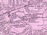 1873 Map of West Whiteland Township Chester County Pennsylvania