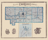 1876 Map of Howard County Indiana