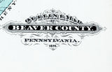 1876 Map of Beaver County Pennsylvania