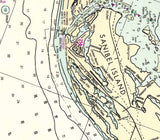 1996 Nautical Chart of Pine Island Sound Florida Sanibel Island