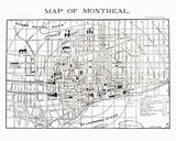 1903 Map of Montreal Canada