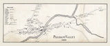 1858 Town Map of Pleasant Valley Dutchess County New York
