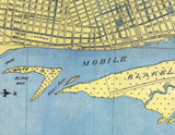 1907 Map of Mobile Alabama