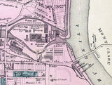 1873 Town Map of Phoenixville Chester County Pennsylvania