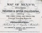 1846 Map of Mexico