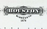 1878 Map of Houston County Minnesota