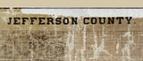 1879 Map of Jefferson County Colorado