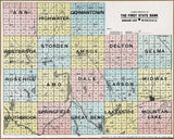 1907 Map of Cottonwood County Minnesota